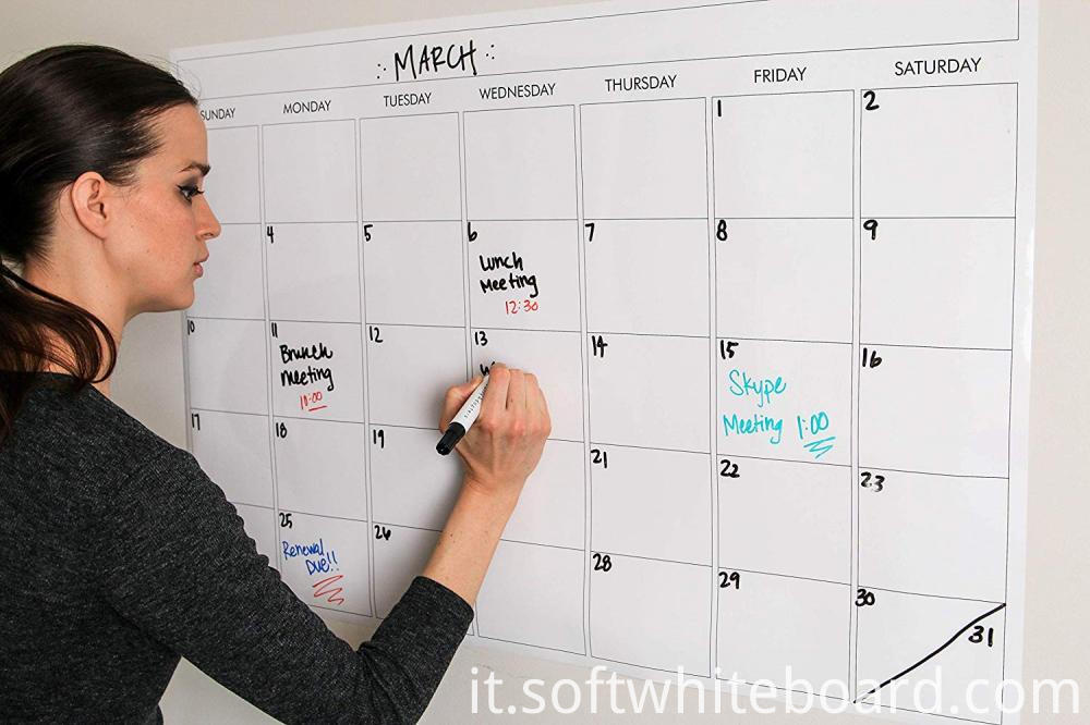 Organizzatore settimanale da parete Lavagna a secco Settimana Planner Parete Weekly Wall Organizer Dry Wipe Week Planner Wall